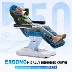 Modern All Black Electric Tattoo Chair Facial Bed Medical Spa Chair Facial Beauty Dental Doctors Examination Chair Lash Bed - Image 2