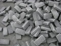 G603 Bush Hammer Cube Paving Stone Color Grey Thickness 5cm HS Code 680293 Style European Usage Landscape Shape Irregular - Image 1