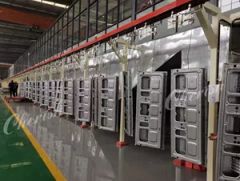 Continuous Powder Coating Conveyor Line for Metal Sheet Production - Image 1