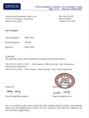 Product Inspection Report certificate from Tianjin Weirui International Trade Co., Ltd.