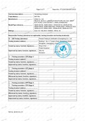 hematology analyzer certificate from Infitek Co., Ltd.