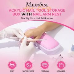 Portable PU Leather Nail Arm Rest - Image 3