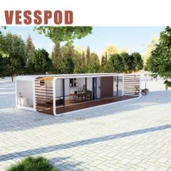 Prefabricated Office Apple Cabin Customization Hotel Model Vs Origin China Kitchen Option HS Code 94069000 Bedroom - Qingzhou Vessel Housing Technology Co., Ltd.