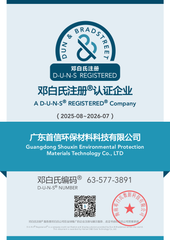 D-U-N-S REGISTERED certificate from Shouxin Advanced Polymer Sciences Co., Ltd.