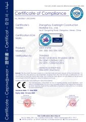 CE for DOCK SHELTER certificate from Zhengzhou Everbright Construction Material Co., Ltd.