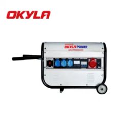 Okyla Powerful 3 Kw 3 kVA 5kw 5kVA 6.5kw 6.5kVA 8kVA Recoil Starter Small Silent Power Portable Petrol Gasoline Generator - TAIZHOU OKYLA MACHINERY CO., LTD.