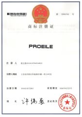 PROEILE certificate from Danyang Ergaster Tools Co., Ltd.