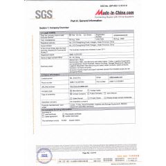 SGS certificate certificate from Hubei Space Double Rhombus Logistics Technology Co., Ltd.