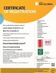 Certificates certificate of Zibo J and Y Home Art and Craft Co., Ltd. – certificate photo, supplier certificates section