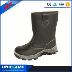 Leather High Cut Men Steel Toe PU Sole Work Shoes Safety Boots - QINGDAO SHIELD SAFETY TECHNOLOGY CO., LTD.