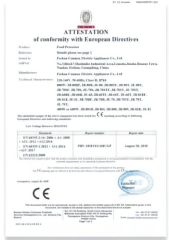 UKCA certificate from Zhongshan Qichuang Electric Co., Ltd