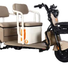 Hot Selling Electric Tricycle 60V-70V Rickshaw Driven Three Wheel Passenger Tricycle - Wuxi Qisheng Automotive Technology Co., Ltd