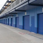 Blue Mild Steel Fire Shutters Color Blue I Deal In New Only Material Mild Steel Certifications Ul, Fm Curtain Color Light - Image 1