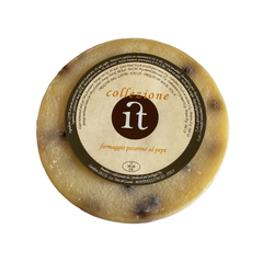 Pecorino with Black Pepper, the Real Italian Cheese with Sheep's Milk, for cooking or to eat alone - Image 4