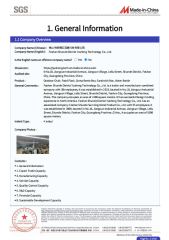 Certificates certificate from Foshan Shunde District Yusheng Technology Co., Ltd.