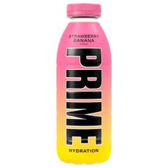 Prime Hydration Strawberry Banana Limited Edition 500ml - Image 1
