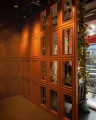 Designer Wooden Wall Partition, 9 Feet Height 9 Feet Finish Pu Paint Color customised Material Hdhmr, Wood Dimension - Image 4