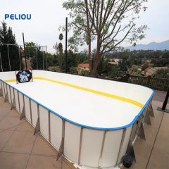High Quality Inflatable Portable Ice Skating Rink Hockey Rink Games Synthetic Ice Board - Image 2