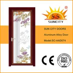 Hot Interior Frosted Glass Aluminium Shower Door with Handle SC AAD074  - Yongkang Sun City Industrial Co., Ltd.
