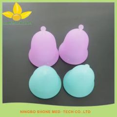 2019FDA Approved Soft Silicone Menstrual Cup Age Female Origin China Usage Built-in Folded Unfolded Trademark SHONE Warranty 3 Years - Image 1