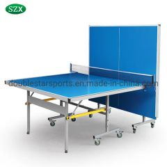 Portable Table Tennis Training Equipment Table with Wheels - Image 6