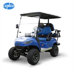 2 4 6 Seat Electric Hunting Lifted Golf Carts Color Red Power 4kw Trademark CENGO Gradeability 25% Net Weight 580kg Origin - Sichuan Nuole Electric Technology Co., Ltd.