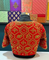 Blouse Design Style Embroidered, Maggam Work Applicable Garments Saree, Lehenga, Western Dress Intended Use Indian Ethnic Wear For Women And - Image 1