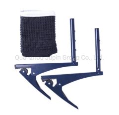 OEM Blue Portable Simple Screw Table Tennis Net Frame with Net - Image 1