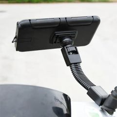 S2102 Motorcycle Phone Bag Bicycle Rear View Mirror Mount Holder Stand Waterproof Case Cover - Image 6