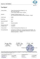 EPDM ROHS Test certificate from Changzhou Dengyue Polymer Group Co., Ltd.