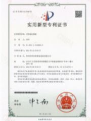 letter patent certificate from Shanghai DW Tech Co., Ltd.