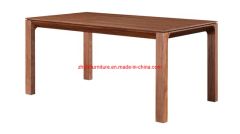 Italian Design Ash Solid Wood Leg Dining Table Color Brown Rotary Fixed Origin China Condition New Shape Rectangle Folded - Image 2