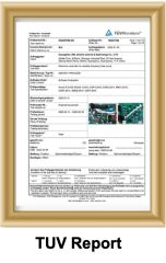 TUV Report certificate from Guangzhou Asl Electronic Technology Co., Ltd.