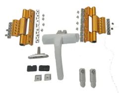 High Quality American Style with Key Lock Zinc Door Handle Lock - Lishui Pukang Construction Hardware Co., Ltd.
