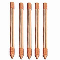 Copper Bonded Earth Rod, 14 mm Voltage 12 V Diameter 14 mm Material Copper Thickness 100 Micron Usage/Application - Image 1