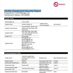 CVS certificate from Taizhou Yuansheng Gift Co., Ltd.