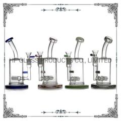 Phoenix Factory Wholesale Price 8 Inches Inline 5 Trees Perc Recycler Glass Smoking Water Pipe Hookah Shisha Oil DAB Rig - HF GLASS PRODUCTS CO., LIMITED