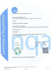 16949 certificate from Shanghai Sepna Chemical Technology Co., Ltd.