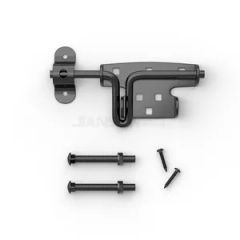 JL2216 Black Steel Slide Bolt Lock 144mm 35-50mm 1Y MOQ100 Part Pin OEM Accept Style Modern Origin Zhejiang Model NO. JL2216 - Hangzhou Jiansen Hardware Co., Ltd.