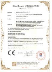 Certificate certificate from Max Game Manufacturer Co., Limited