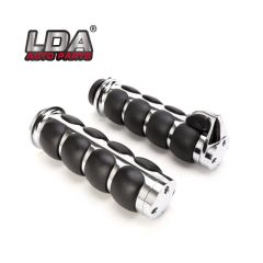 Universal Motorcycle Hand Grips for 1" / 25mm Handle Bars - Image 2