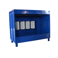 Custom Metal Coating Machinery Powder Paint Spray Booth Manuacture Price - Image 1