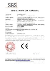 CE certificate from Shenzhen Trillion Auspicious Lighting Co., Ltd.