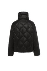 Women's Fashion Quilted Short Down Jacket - Adjustable Drawstring Hem - Image 2