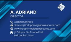 Business Card certificate from PT Indoprime Global Resources