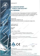 CE-RIB480T certificate from Qingdao Aqualand Marine Co., Ltd