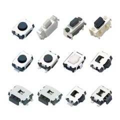 130GF Low Profile Small Push Buttons Micro Switch SMD Slide Sample Free Shape Square Trademark LHE Model NO. P3-4 Shrapnel - Image 4