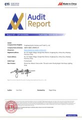 certificate certificate from Yongkang Kaxinni Industry and Trade Co., Ltd