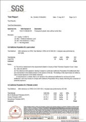 SGS(2) certificate from QINGDAO EASTOP COMPANY LIMITED