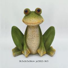 Polyresin Garden Decor Animal Frog Statue - Image 1
